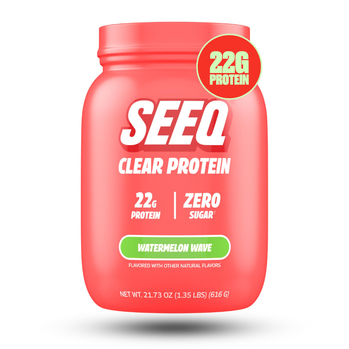 SEEQ Clear Protein Powder - Strawberry Lemonade - 22 Servings - 22g Clear Whey Protein Isolate - Zero Sugar - 0g Lactose - Allergen Friendly - GLP1 Support - Bone Health - Muscle Post Workout Recovery