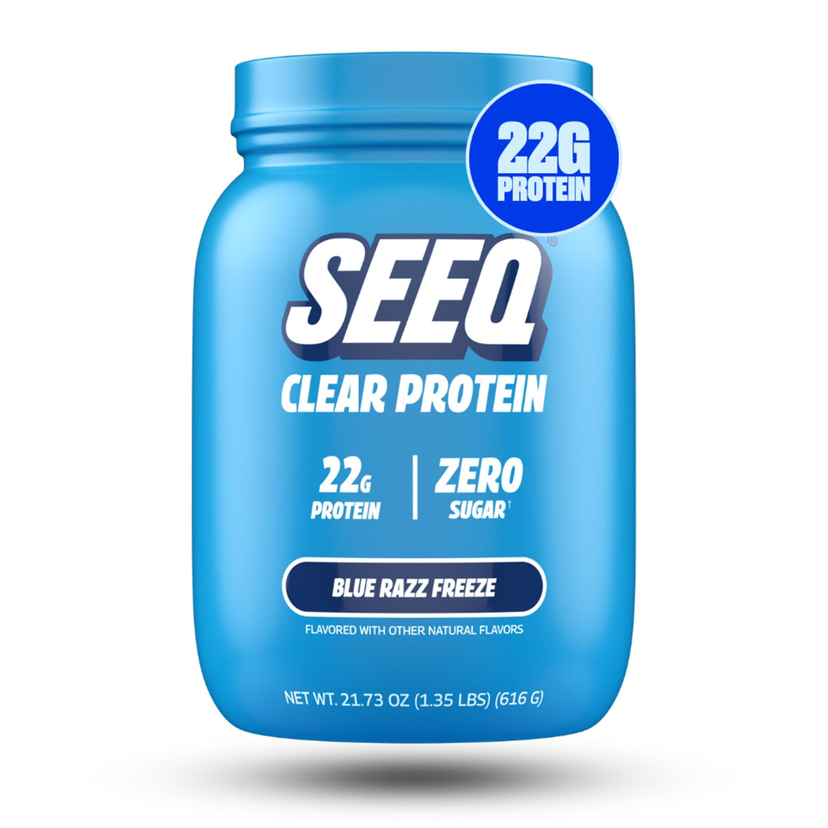 SEEQ Clear Protein Powder - Strawberry Lemonade - 22 Servings - 22g Clear Whey Protein Isolate - Zero Sugar - 0g Lactose - Allergen Friendly - GLP1 Support - Bone Health - Muscle Post Workout Recovery