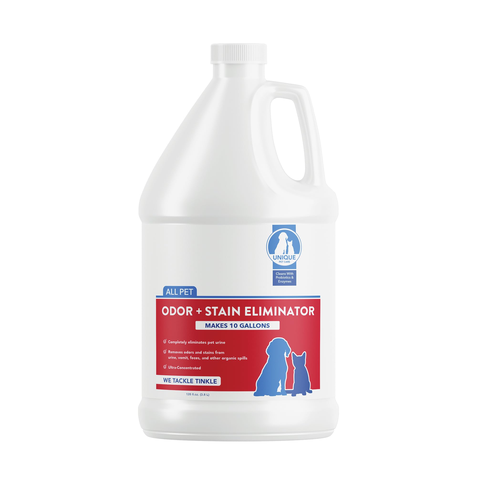 Unique Pet Odor and Stain Eliminator Liquid Concentrate - Makes Over 2.5 Gallons - Eliminates Pet Odors and Stains (32 oz)