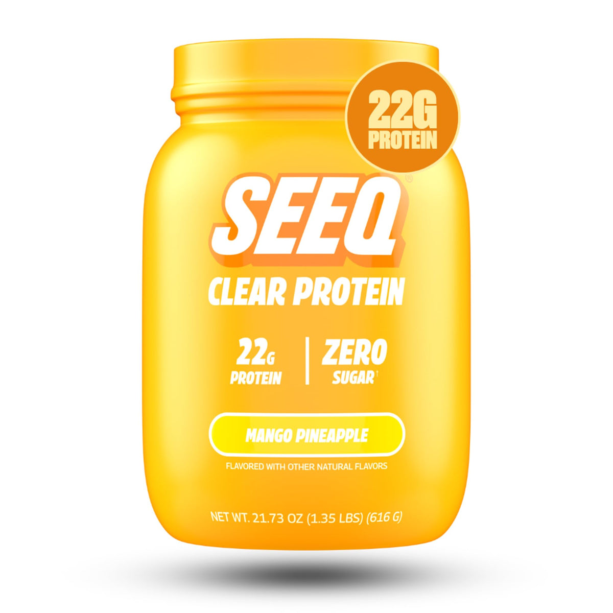 SEEQ Clear Protein Powder - Strawberry Lemonade - 22 Servings - 22g Clear Whey Protein Isolate - Zero Sugar - 0g Lactose - Allergen Friendly - GLP1 Support - Bone Health - Muscle Post Workout Recovery