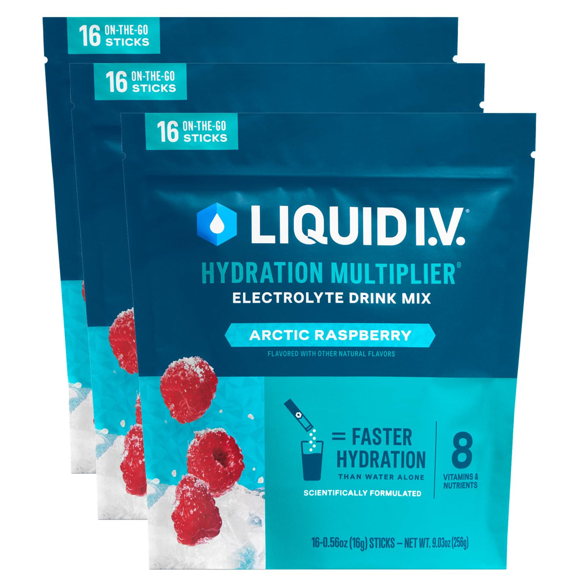 Liquid I.V. Hydration Electrolytes, Strawberry, 48 Count