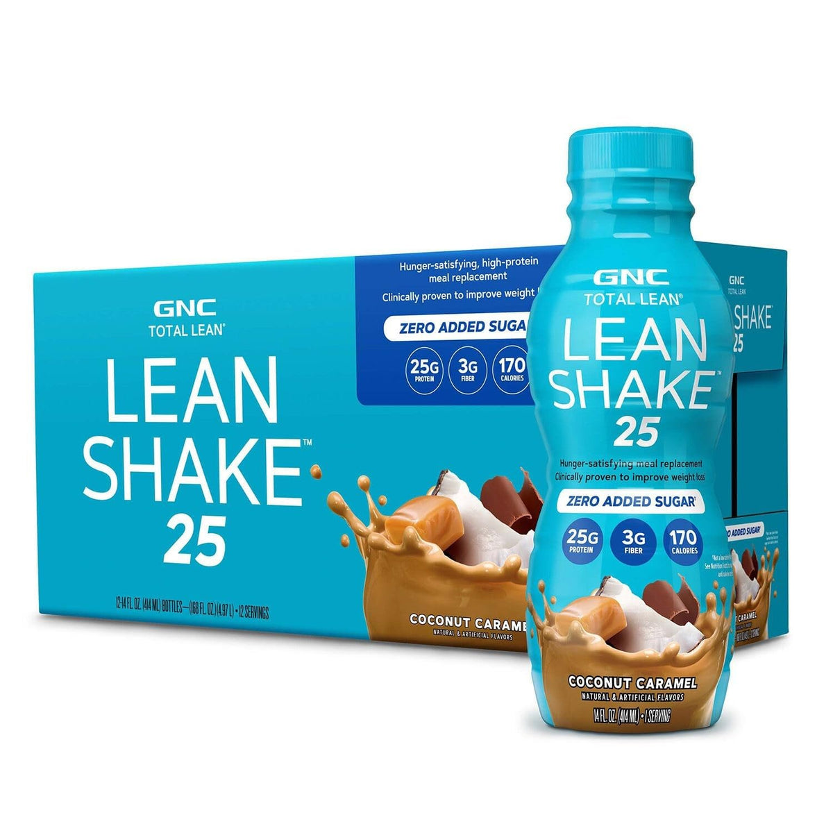 GNC Total Lean Shake 25, Chocolate Peanut Butter, 16 Servings