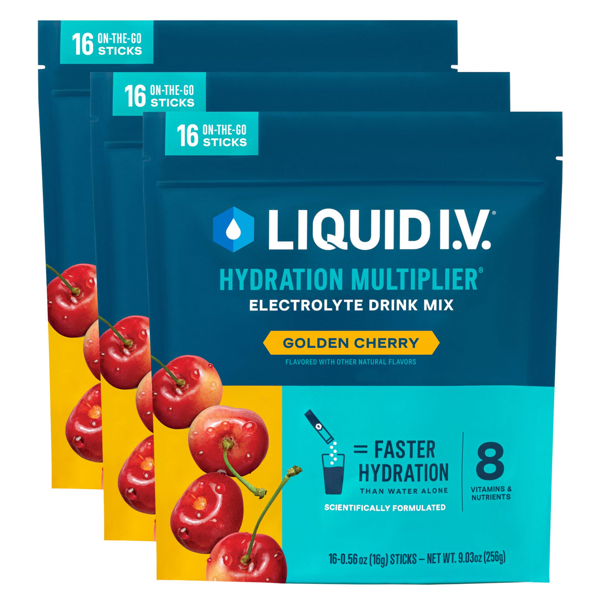 Liquid I.V. Hydration Electrolytes, Strawberry, 48 Count