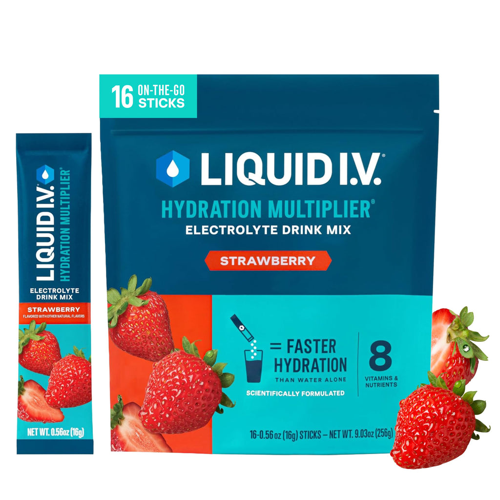 Liquid I.V. Hydration Electrolytes, Lemon Lime, 16 Count