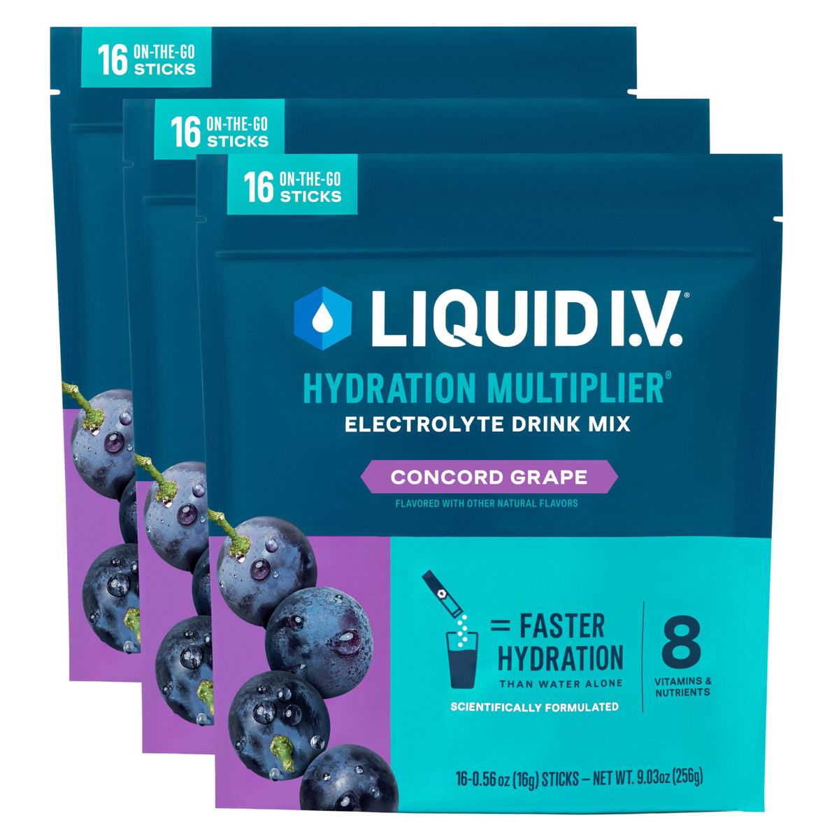 Liquid I.V. Hydration Electrolytes, Strawberry, 48 Count