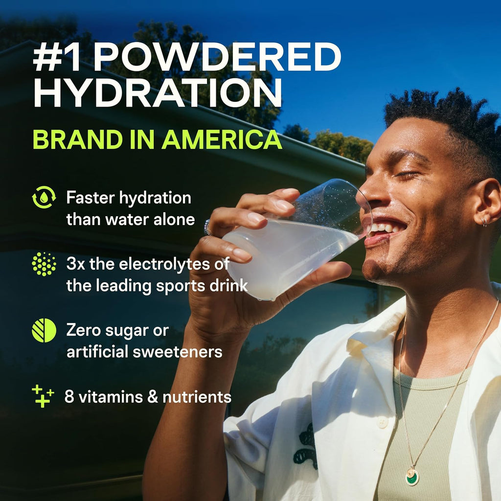 Liquid I.V. Sugar Free Hydration Electrolytes, Lemon Lime, 42 Count