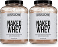 NAKED Vanilla Whey Protein Powder - All Natural Grass Fed Whey Protein Powder, Vanilla Flavor, Organic Coconut Sugar, 5Lb Bulk, NSF Certified, GMO-Free, Soy Free, Gluten Free - 61 Servings