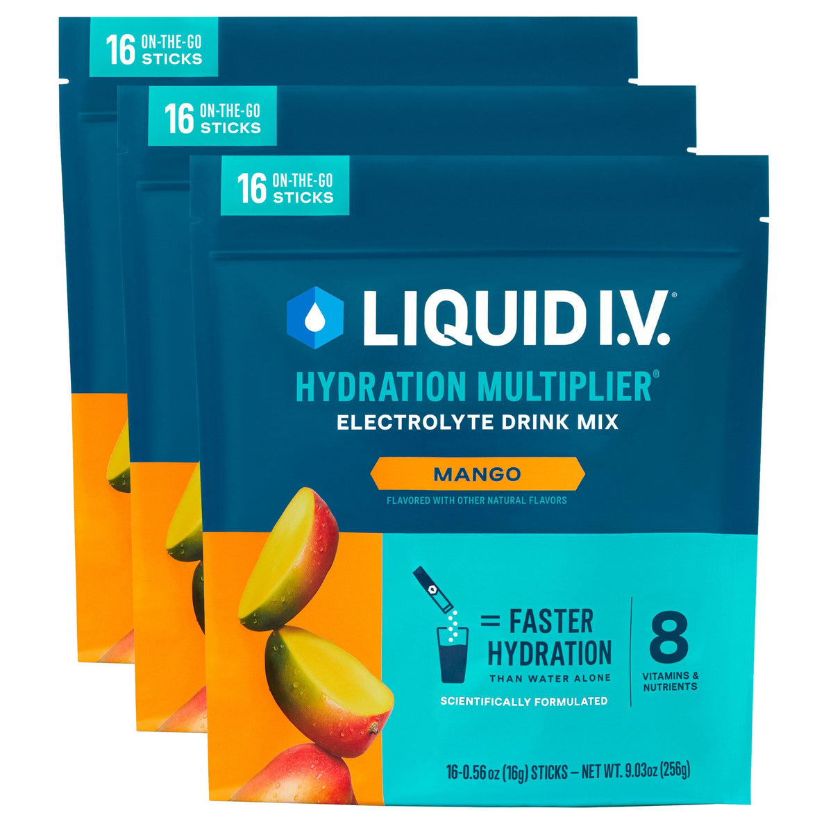 Liquid I.V. Hydration Electrolytes, Strawberry, 48 Count