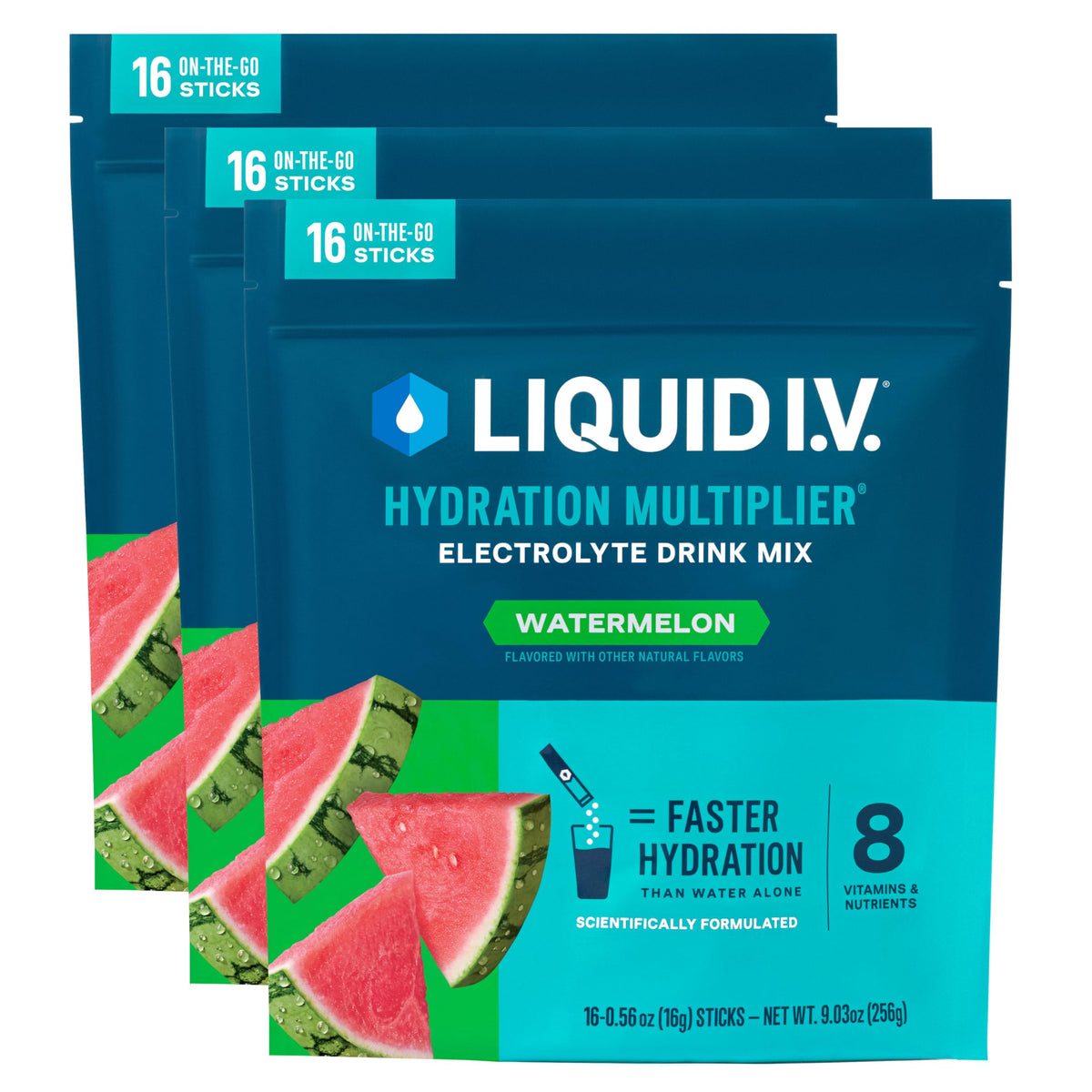 Liquid I.V. Hydration Electrolytes, Strawberry, 48 Count